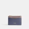 Cartera portatarjetas esencial en color block