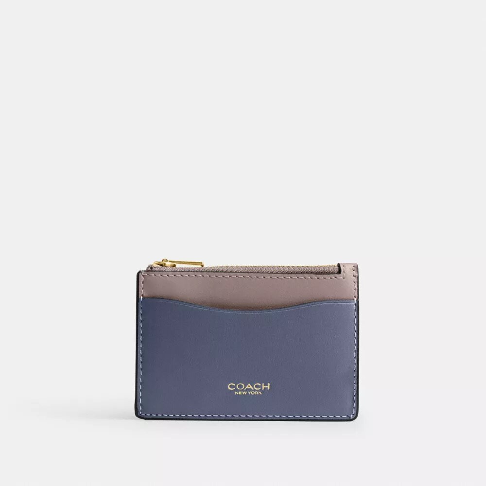 Cartera portatarjetas esencial en color block