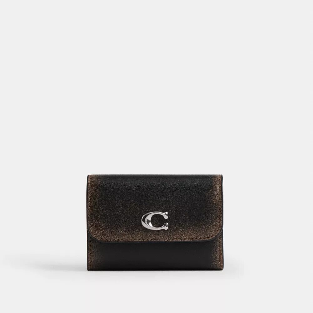 Cartera portatarjetas esencial en piel «Loved»
