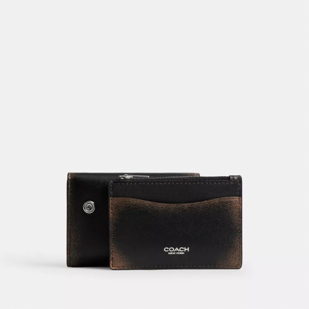 Cartera portatarjetas esencial en piel «Loved»