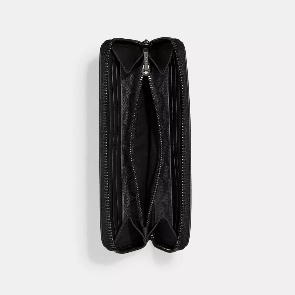 Cartera tipo acordeón con interior de Signature Canvas
