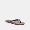 Chanclas con lazo en jacquard exclusivo