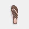 Chanclas con lazo en jacquard exclusivo