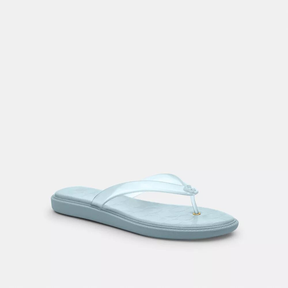 Chanclas de goma en el diseño característico