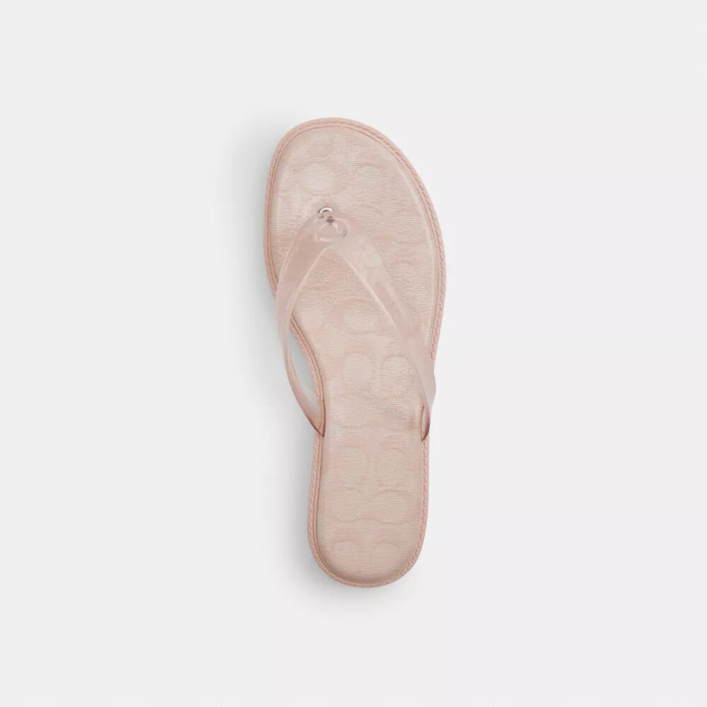 Chanclas de goma en el diseño característico