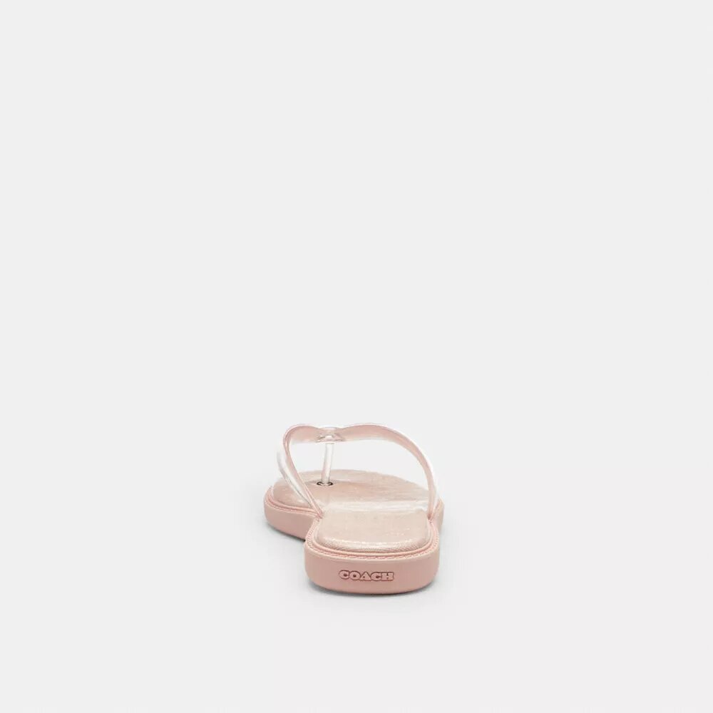 Chanclas de goma en el diseño característico