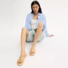 Chanclas de goma en el diseño característico