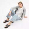 Chanclas Disney x Coach sin cordones con estampado de pegatinas
