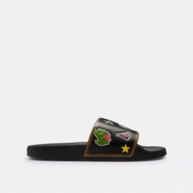 Chanclas sin cordones «Udele» de Rexy con estampado de pegatinas para su 10.º cumpleaños