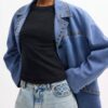 Chaqueta de ante con tachuelas