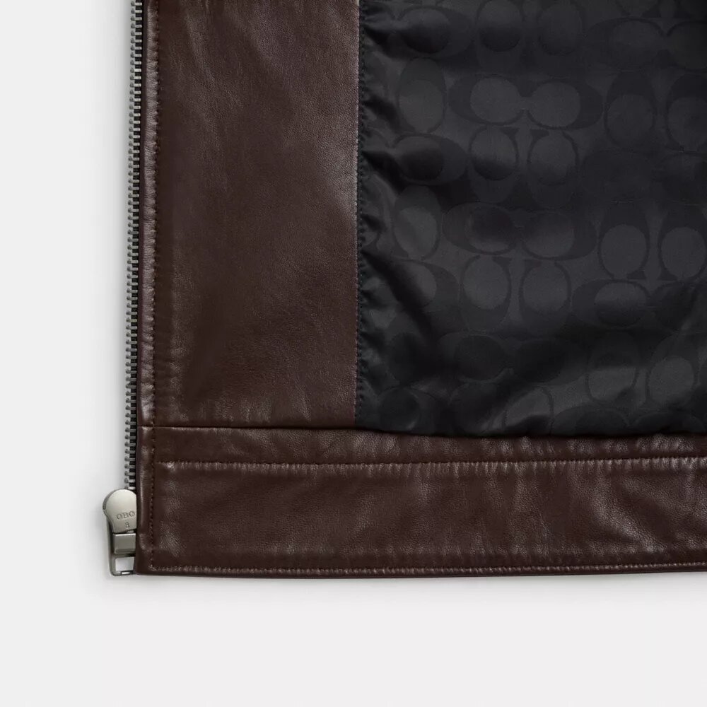 Chaqueta de cuero ligera Heritage C