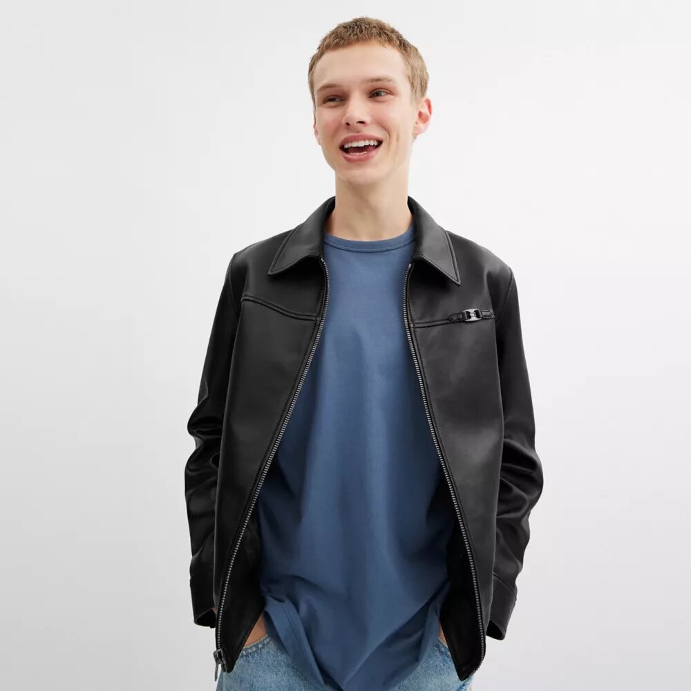 Chaqueta de cuero ligera Heritage C