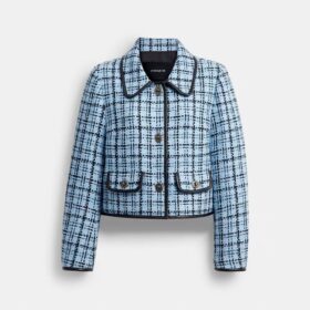 Chaqueta de tweed Turnlock