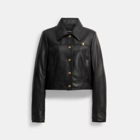 Chaqueta entallada con cierre frontal de botones a presión Heritage C
