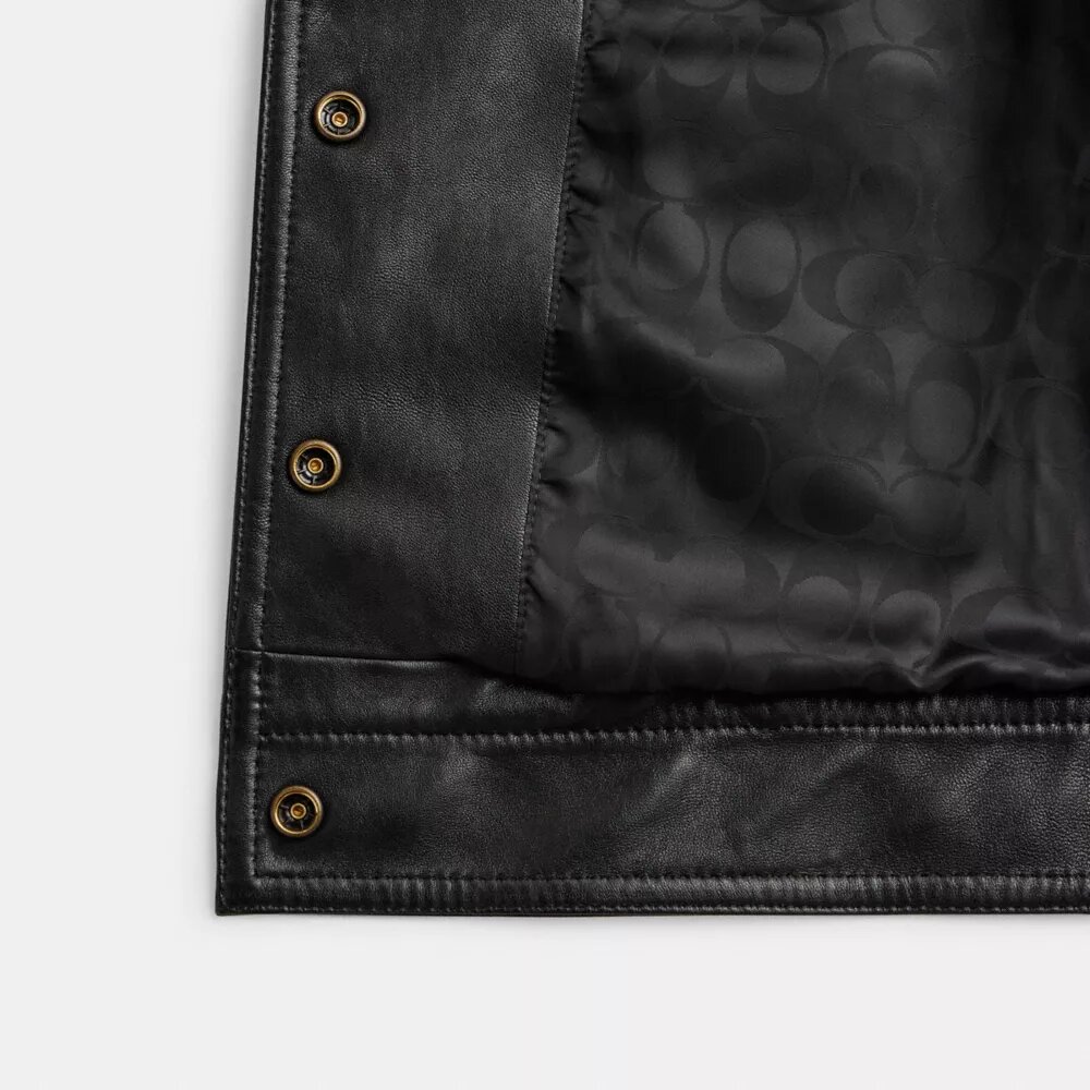 Chaqueta entallada con cierre frontal de botones a presión Heritage C