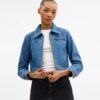Chaqueta vaquera entallada «Sculpted C» de algodón orgánico