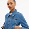 Chaqueta vaquera entallada «Sculpted C» de algodón orgánico