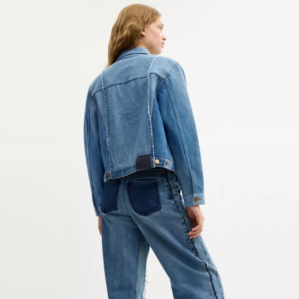 Chaqueta vaquera reciclada