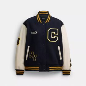 Chaqueta «Varsity» de lana