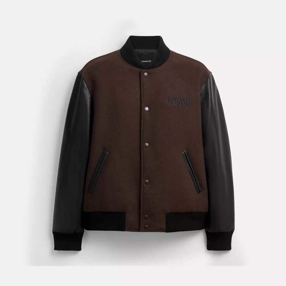 Chaqueta «Varsity» de lana