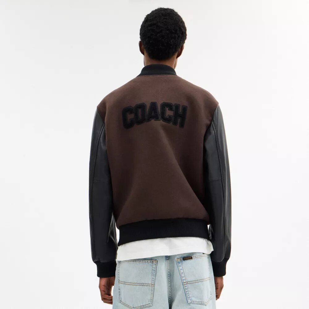 Chaqueta «Varsity» de lana
