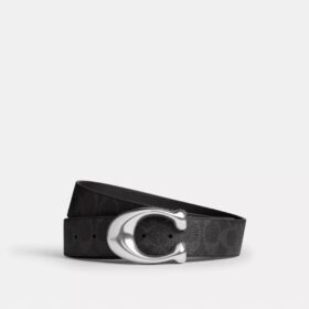 Cinturón reversible con hebilla con la «C» esculpida, 38 mm