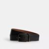 Cinturón reversible con hebilla tipo arnés, cortado a medida, 38 mm
