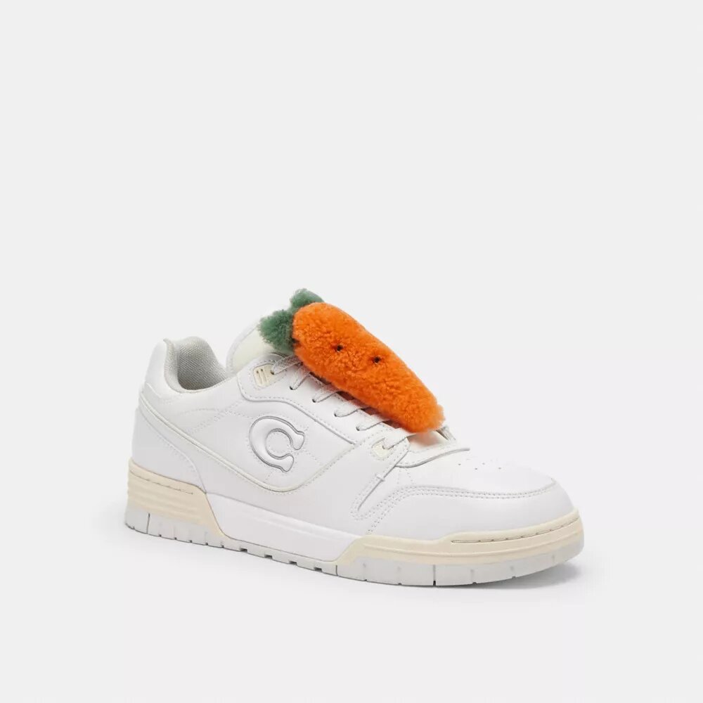 Colgante de zapato «Carroty» en piel de oveja