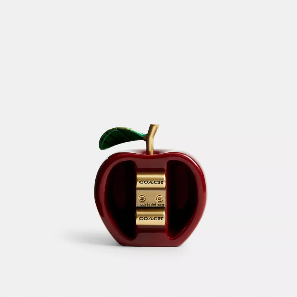 Colgante de zapato con forma de manzana