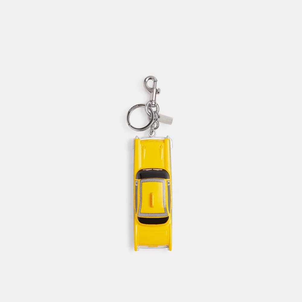 Colgante grande para bolso con forma de taxi