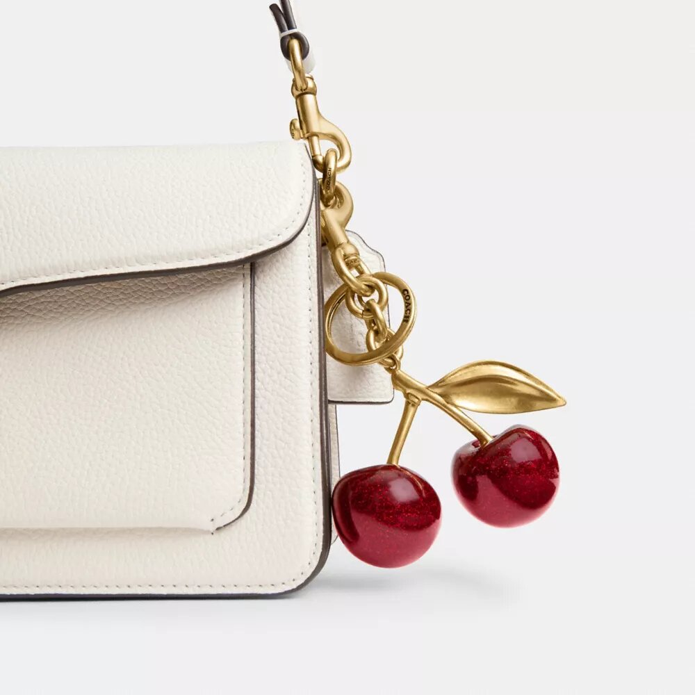 Colgante para bolso con forma de cereza