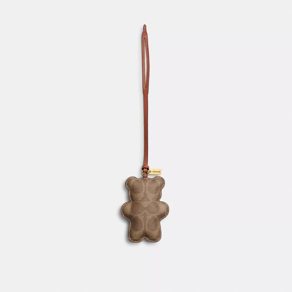 Colgante para bolsos «Bear Puffy» en Signature Canvas