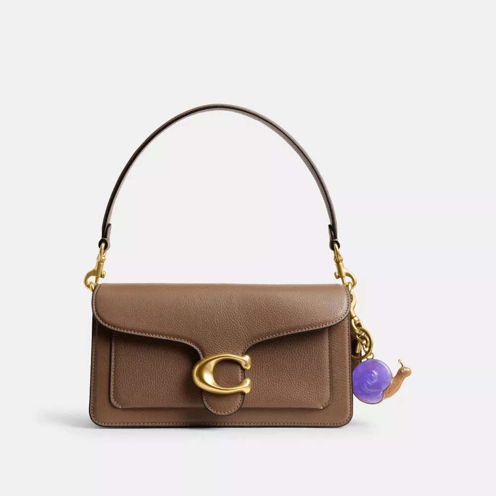 Colgante para bolsos con forma de caracol