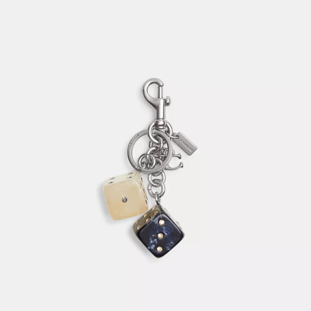 Colgante para bolsos con forma de dado