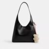 Colgante para bolsos con forma de osito mullido en piel de oveja