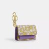 Colgante para bolsos Mini Klare con estampado floral en bloques