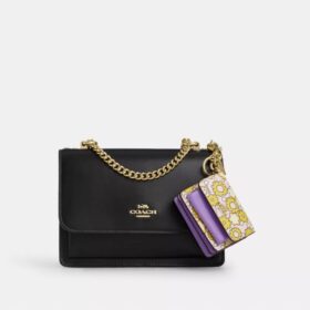 Colgante para bolsos Mini Klare con estampado floral en bloques