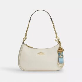 Colgante para bolsos «Trigger Snap» en piel exclusiva con adorno