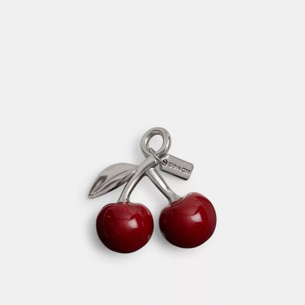 Colgante pequeño de zapato con cereza