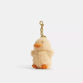 Colgantes para bolsos «Ducky» de piel de oveja