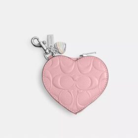 Colgantes para bolsos en forma de corazón en piel exclusiva con colgante de corazón