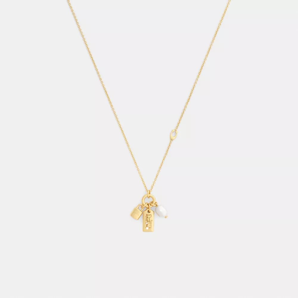 Collar con colgante de perla
