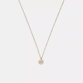 Collar con colgante de perla y cristal «Signature»