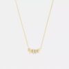 Collar con colgante de rondelles mixtas