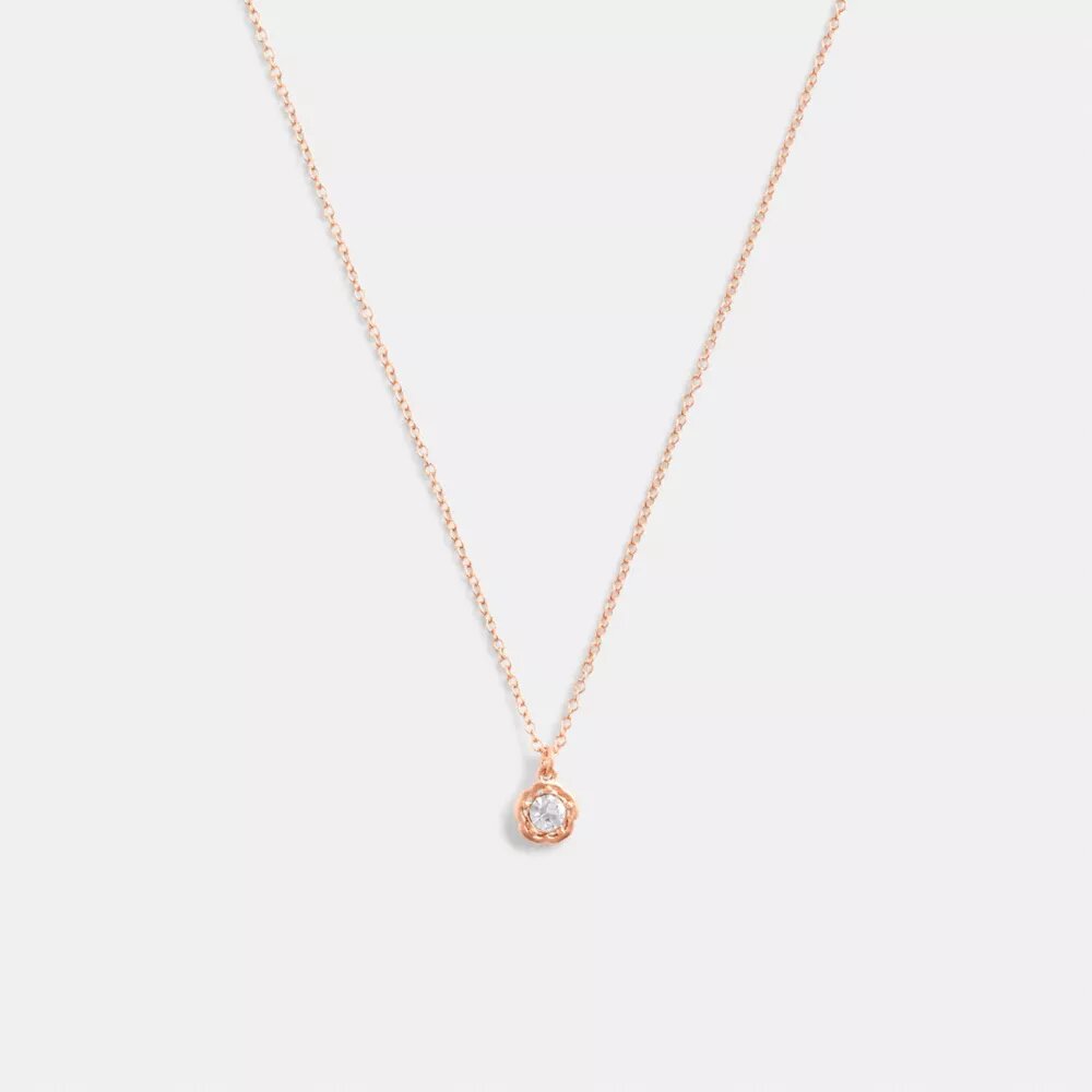 Collar con colgante «Halo Tea Rose»