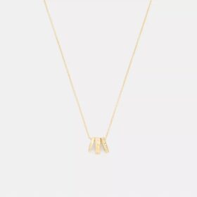 Collar con rondelles en forma de C repetidas