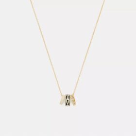 Collar con rondelles en forma de C repetidas