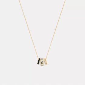 Collar con rondelles en forma de C repetidas