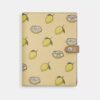 Cuaderno con estampado de limones