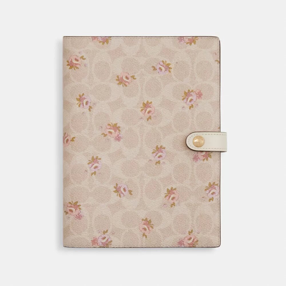 Cuaderno en Signature Canvas con estampado floral